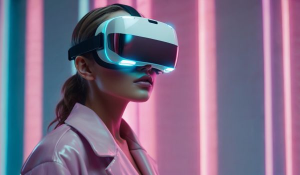 Leonardo_Kino_XL_Model_wearing_VR_glasses_in_a_futuristic_stud_2